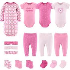 The Peanutshell Newborn Layette Gift Set for Baby Girls Pretty Pink Essential Pieces 0-3 Months