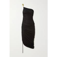 Bottega Veneta Bottega Veneta One-Shoulder-Midikleid Schwarz