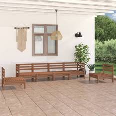 Garden & Outdoor Furniture vidaXL Solid Pinewood Garden Lounge