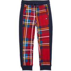 Tommy Hilfiger Boys Trousers Tommy Hilfiger Little Boy's Tonal Argyle Joggers Scarlet