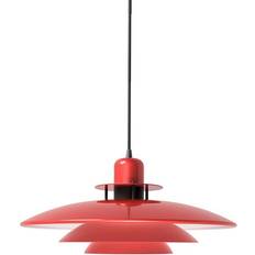 Belid Primus Glossy Red/Matte Black Pendant Lamp 43cm