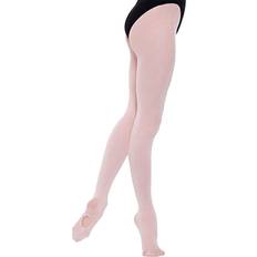 Silky Childrens Girls Dance Essential Full Foot Tights 1 Pair Pink/Coffee