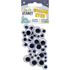 Craft Planet Assorted Wiggly Eyes Pack of 40