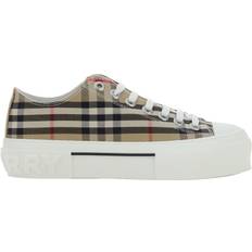 Burberry Check Cotton Sneakers W - Archive Beige