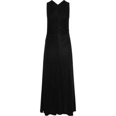 Bottega Veneta Viscose Long Dress Black