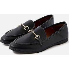 Accessorize Metal Bar Loafer Black Black, 36, Women Black