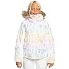 Roxy Jet Ski Girl Jacket Ski jacket Kid's Bright White Sapin RG years old