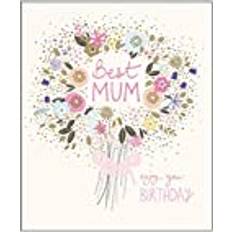 Woodmansterne Best Mum Enjoy Your Birthday Foiled Birthday Greeting Card Cards