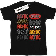 AC/DC Multi Logos T-Shirt Black Years