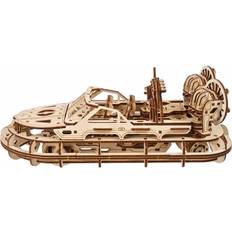 Ugears Rescue Hovercraft Boat Model Kits for Adults 3D Wooden Puzzle Ship Wood Model Boat Kits to Build Premium Model Boat Kits Ideal Wooden Models to Build for Adults