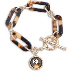Glass Bracelets Lauren Ralph Lauren Tortoise Flex Link Bracelet, Gold