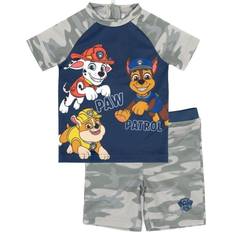 Paw Patrol Boys Camo Two-Piece Swimsuit Grey