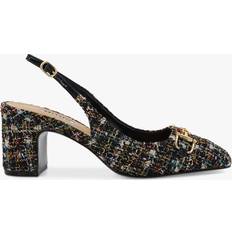 Multicoloured Heels & Pumps Dune London Choices Boucle Block-Heeled Slingback