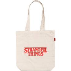 Stranger Things Logo Stoffbeutel Beige Onesize