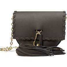 Zac Posen Belay Mini Leather & Suede Crossbody Brown NoSize