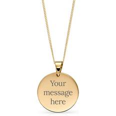 Elements Gold Fine Jewellery by John Greed 9ct Gold Disc Necklace