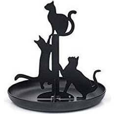 Black Jewellery Boxes Kikkerland Black Cats Jewellery Stand