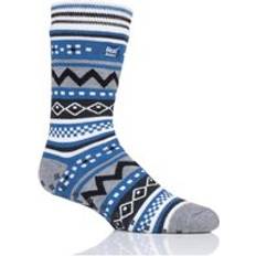 Blue - Men Socks Heat Holders Pair Soul Warming Socks Grey 6-11