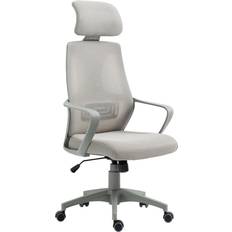 Polyester Chairs Vinsetto ‎UK921-225V70GY0331 Gray Office Chair 126cm