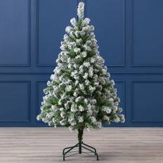 Christow Snowy Frosted Artificial Spruce Christmas Tree 150cm