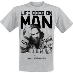 Men - Skiing T-shirts & Tank Tops The big lebowski life goes on man t-shirt heather-grey Grau