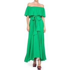 MEGHAN LA Women's Morning Glory Maxi Dress Emerald