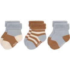 Lässig Frottee Socken Gr. 23-26 light blue/caramel