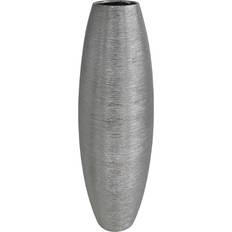 Silver Vases Textured Shimmer Vase