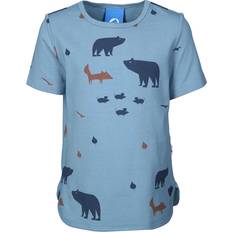 Finkid Kinder Ilta T-Shirt blau