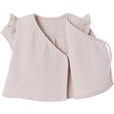 Vertbaudet Baby Wickeljacke aus Musselin violett