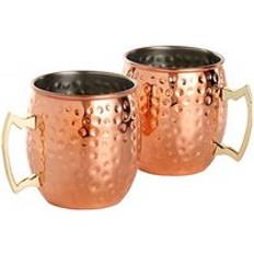 Gr8 Home Set Of 2 Copper Barrel 2pcs