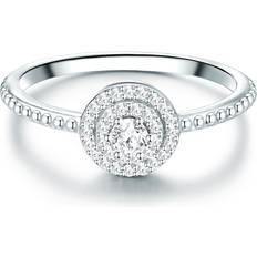 Trilani damen ring sterling silber zirkonia