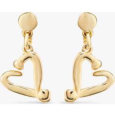 UNOde50 One Love Golden Metal Earrings