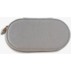 Grey Jewellery Boxes Monica Vinader Oval Leather Jewellery Box