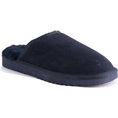 AUS WOOLI AUSTRALIA Sheepskin Slippers Navy