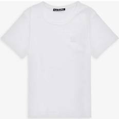 Acne Studios Kids White Patch T-Shirt DL0034- OPTIC WHITE 8-10Y