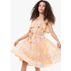 Dresses Children's Clothing Angel & Rocket Kids' Emmie Bardot Print Dress, Coral