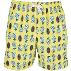 Tommy Hilfiger Boys Swimwear Tommy Hilfiger Pineapples Print Boys Swim Shorts, Yellow Age 10-12