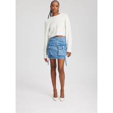 Gestuz ZoyGZ MW Cargo Skirt MID BLUE WASHED