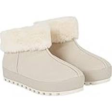 Calvin Klein Women Slippers Calvin Klein Jeans Damen Hausschuhe Home Anke Slipper Warm, Eggshell/Creamy White