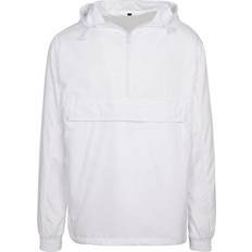 Build Your Brand Basic Pullover Jacket White