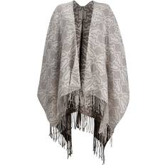 Polyester - Women Capes & Ponchos Radley Heirloom Poncho, Oatmeal Marl