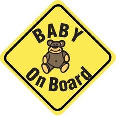 Other Covers & Accessories Castle Suction Cup Diamond Sign Window- Yellow Baby On Board- PROMOTIONS- DH01