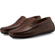 Bruno Magli Men's Xane Slip-On Shoes Brown Leather Brown Leather