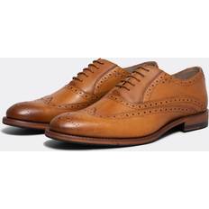 Green Oxford Oliver Sweeney Ledwell Leather Brogues, Light Tan