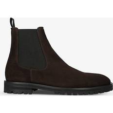 Kurt Geiger Men Chelsea Boots Kurt Geiger Kurt Geiger Women's Boots Brown Suede Leather Hunt Chelsea