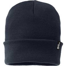 Jack Wolfskin Beanies Jack Wolfskin Women's Womens Rib Cuffed Beanie Hat Navy ONE