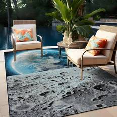 World Rug Gallery Collection Adventure Moon Blue