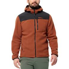 Clothing Jack Wolfskin Men's Kammweg Pile Fleece Orange