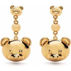 Moschino Teddy Bear hanging earrings women Metal One Gold